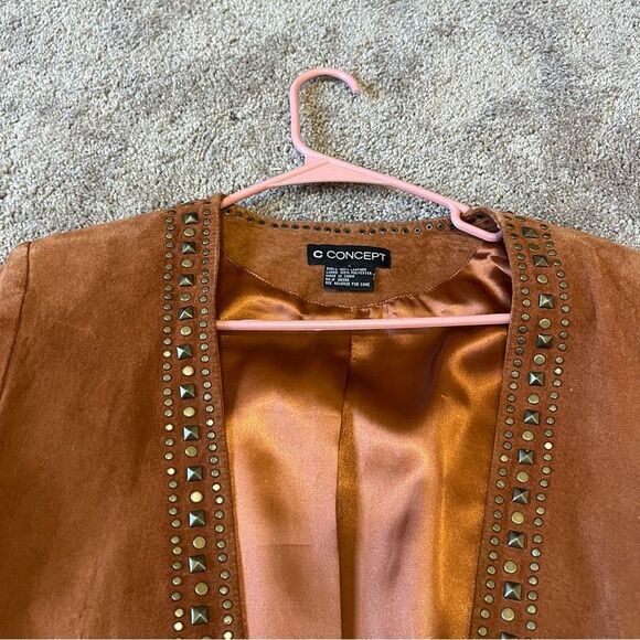 Vintage Women's 10 Suede Western Jacket. - Picture 5 of 8